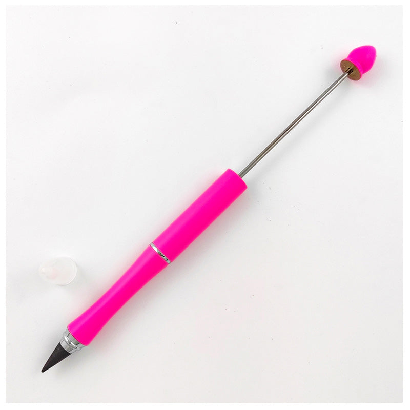 Wholesale Beadable Pencil Metal  DIY for Beaded Pen With Eraser